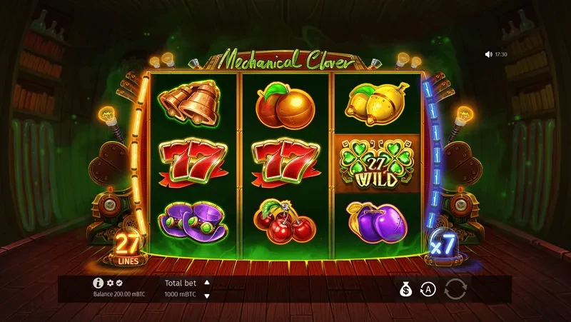 gg扑克Microgaming蒸汽朋克风格老虎机界面